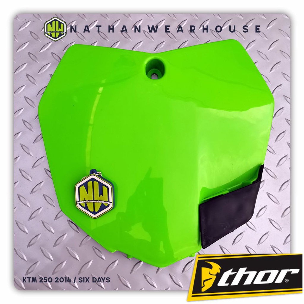 Cover Plat Tempat Papan Nomor Nomer Depan KTM 250 2014 SIXDAY SIX DAY THOR