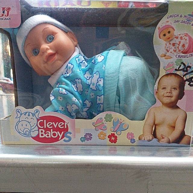 Boneka Bayi merangkak