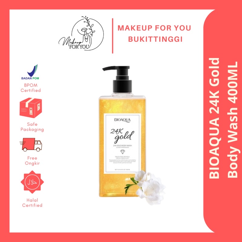 BIOAQUA 24K Gold Body  Wash 400ml