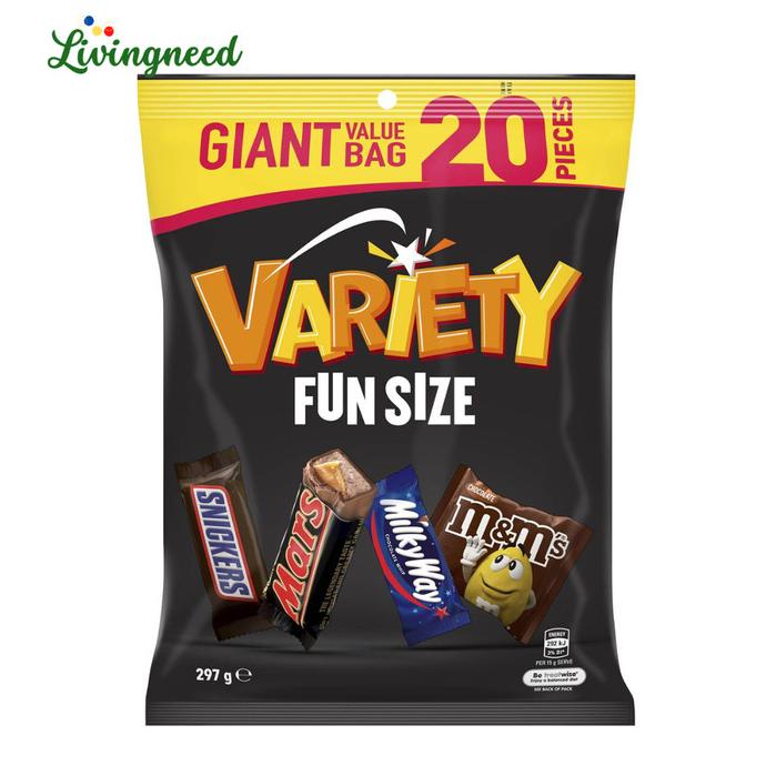 

Cokelat Mars Chocolate Variety Fun Size Snickers Milkyway 297gr