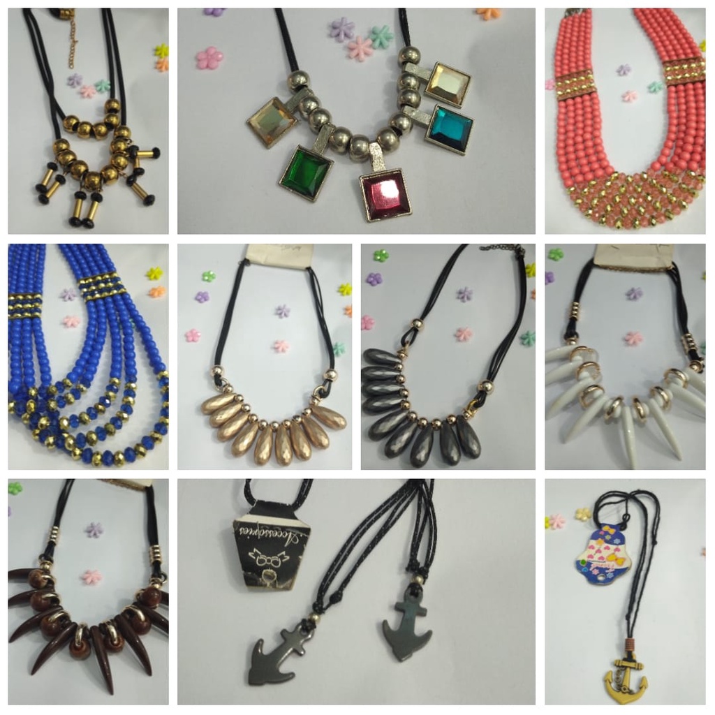 Kalung Kekinian Manik Mutiara Terbaru Kalung fashion wanita tokopelanginicer - RANDOM ECER