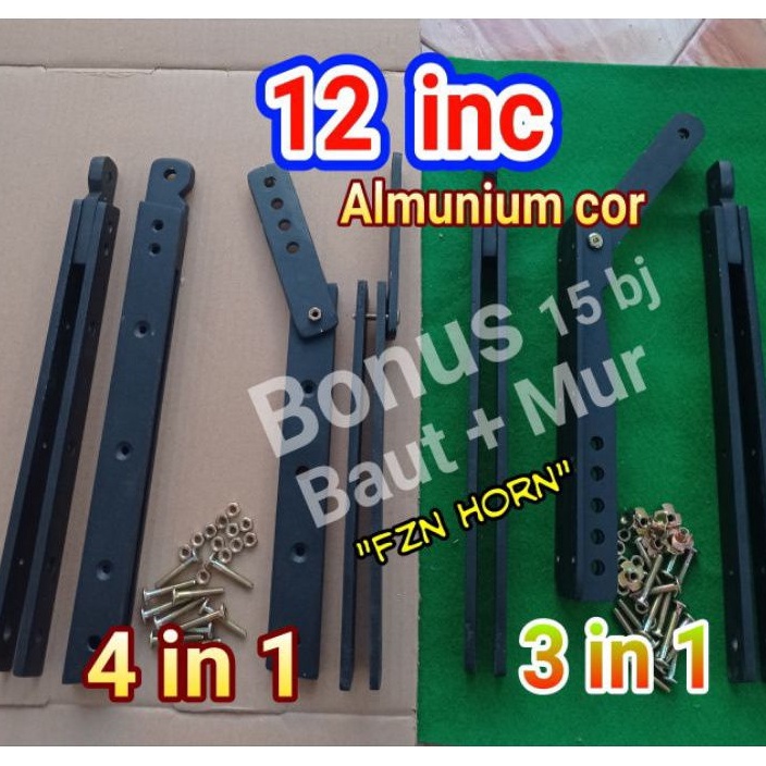 Bracket 12 inc line array Almunium - Horn tweeter tweter speaker driver