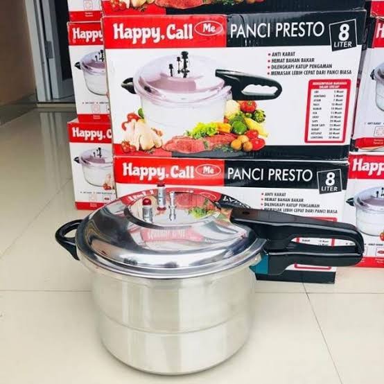 HC Panci Presto 8 Liter Pressure Cooker + Steamer