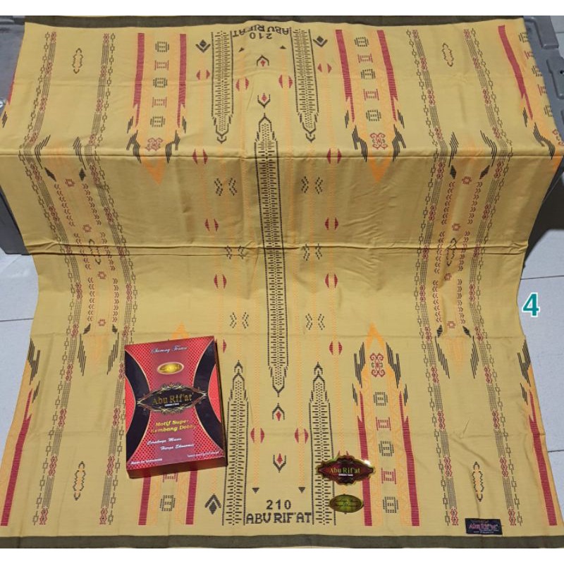 Sarung Abu Rifat Super Kembang Motif BHS Donggala Terbaru
