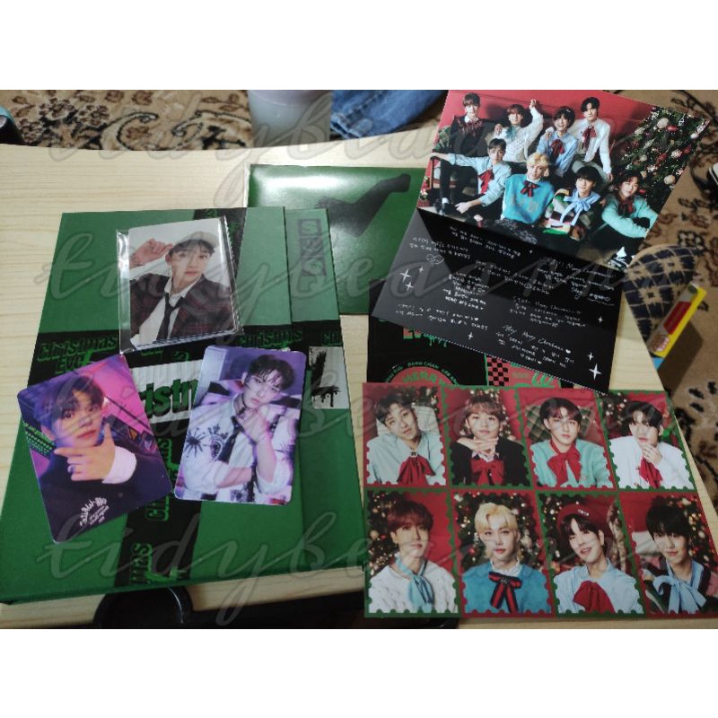 STRAY KIDS CHRISTMAS EVEL LIMITED EDITION UNSEALED FULLSET SEUNGMIN CHANGBIN PC
