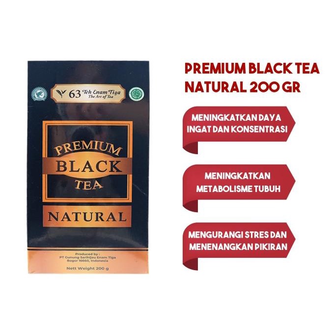 

[ COD ] Teh 63 Premium Black Tea Natural TERPERCAYA Kode 217