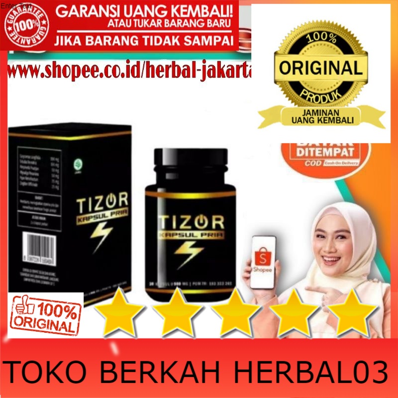 100% ASLI Tizor Obat Asli Impotensi Dan Prostat Aman BPOM Original Dan Berkualitas