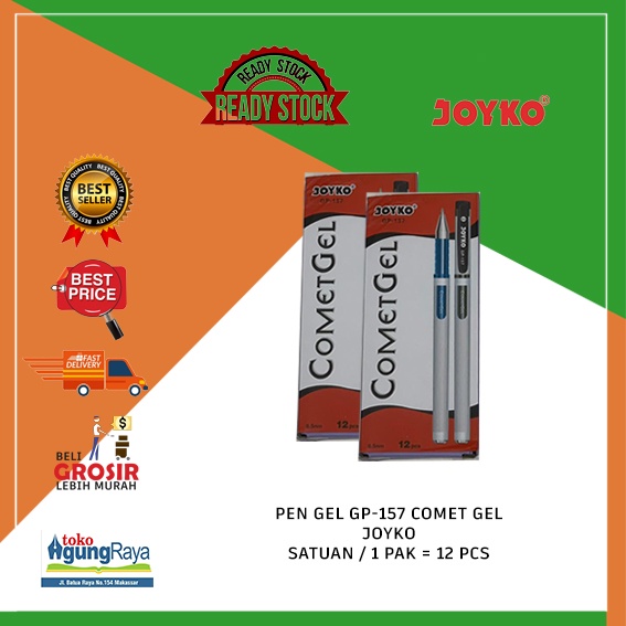 

PEN GEL GP-157 COMET GEL 0.5MM JOYKO
