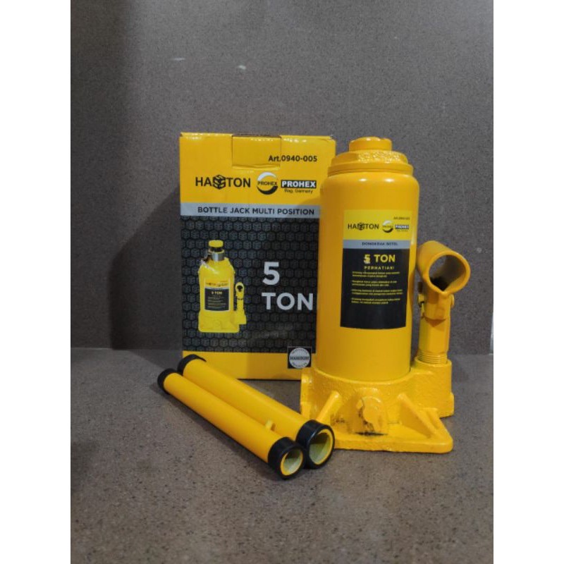 Haston - Dongkrak botol 5ton /bottle jack multi berkualitas