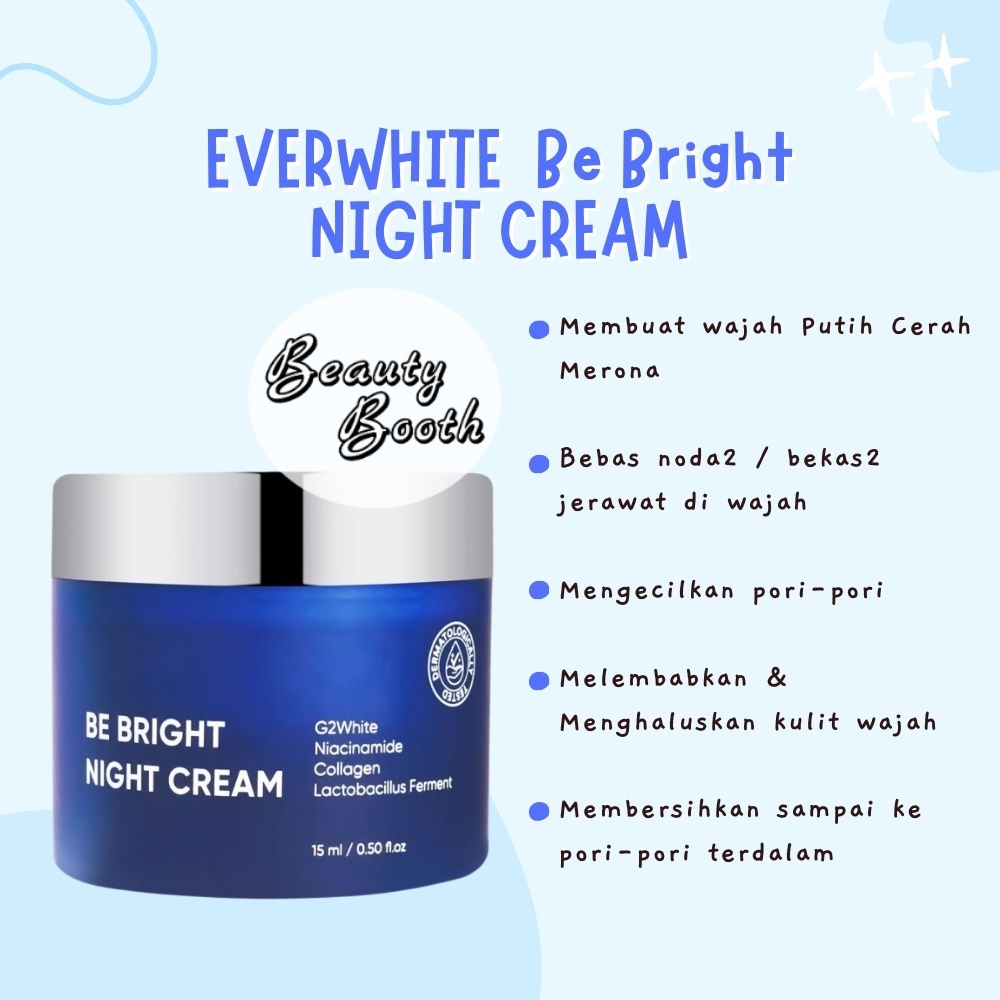 EVERWHITE  Be Bright NIGHT CREAM 15ml