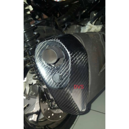 Cover/ Ttup Moncong knalpot Ujung Xmax Nemo Carbon