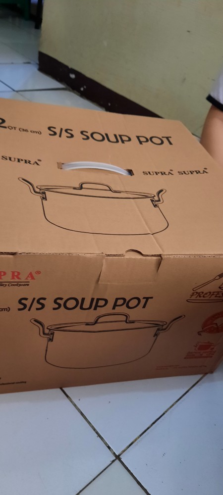 Panci Sop / Panci Jumbo / Panci Stainless / Soup Pot 22qt/36cm Supra