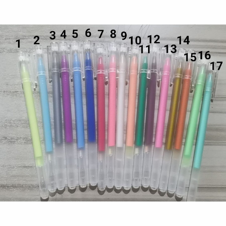 

Color Gel Pen With 17 Premium Colors