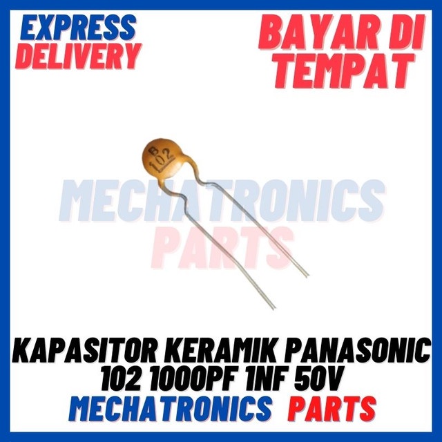 [PAS-9758] KAPASITOR KERAMIK PANASONIC 102 1000PF 1NF 50V