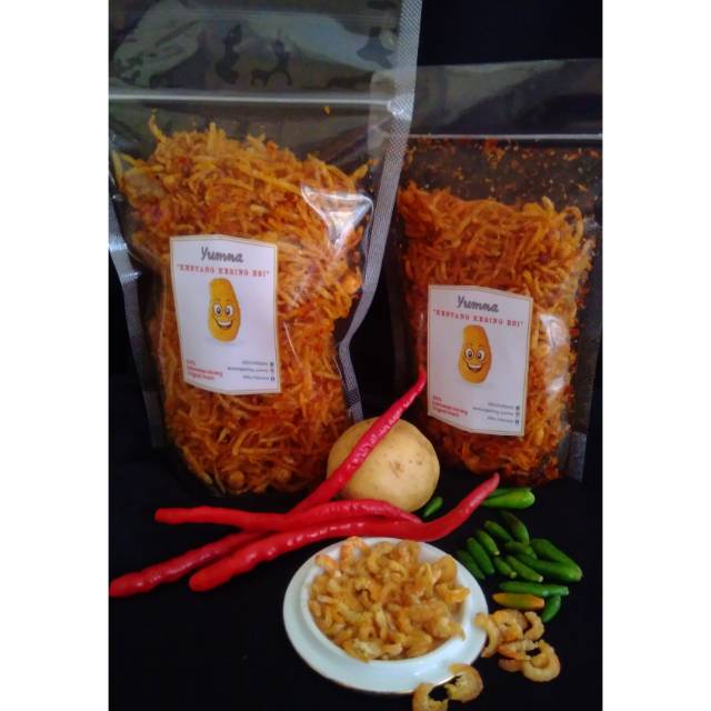 

@200gr, Kentang Kering Ebi, Pedas Gurih