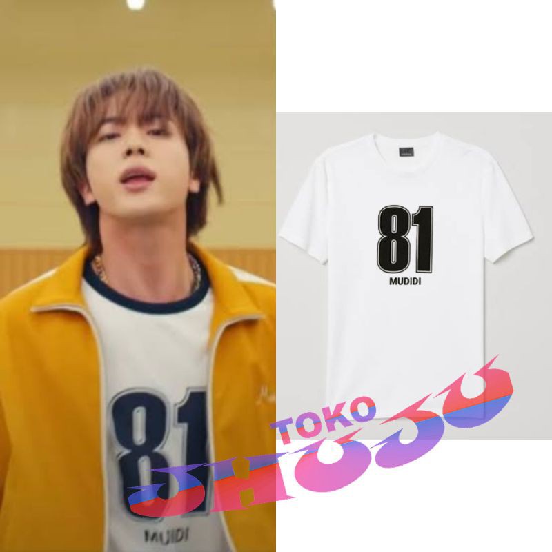 Baju T shirt BTS Jin Style MUDIDI 81