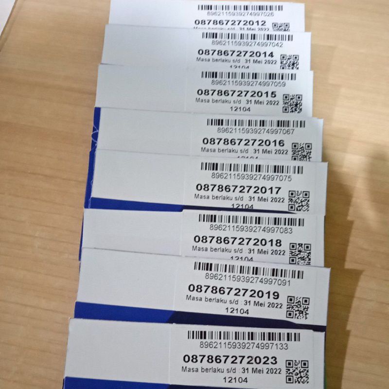 No Cantik XL Seri Tahun