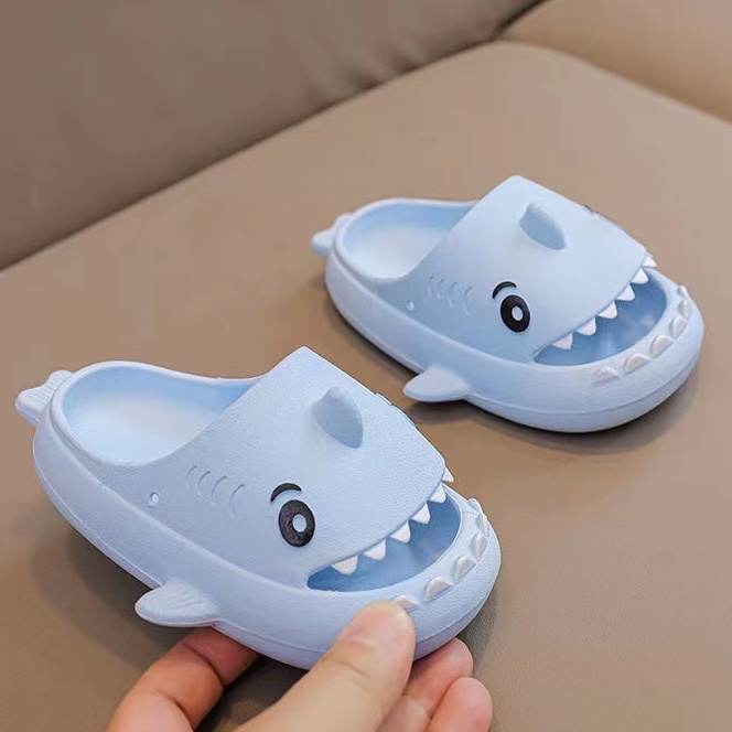 PROMO 12.12 PUNCAK Okaybaby B198 Sandal BABY SHARK Anak Laki laki Perempuan Bahan Bagus Model Lucu Import Termurah Kekinian Sendal Casual