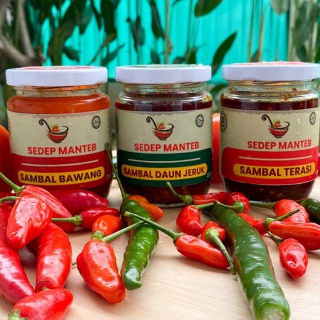 

[FREE BUBLE & DUS] Sambel Sedep Manteb / Sambal Taliwang,Kecombrang, Sereh,Daun Jeruk,Bawang, Sambal