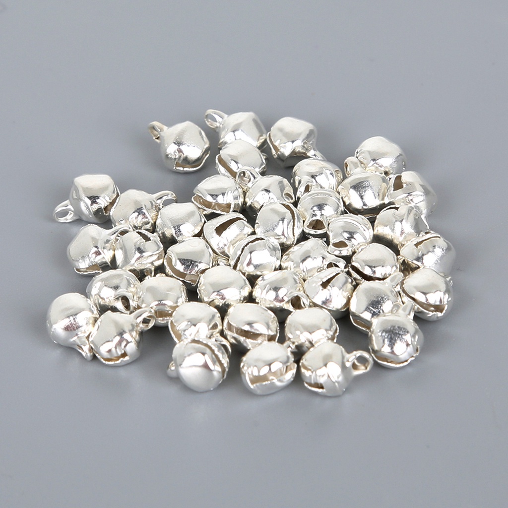 20-300Pcs (6mm 8mm 10mm 12mm 14mm) Jingle Bells Iron Loose Beads Small For Festival Party Decoration/Christmas Tree Decorations