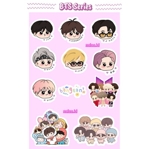 

sticker BTS/Sticker waterproof/Sticker BTS series/Sticker Murah Hp dan Laptop