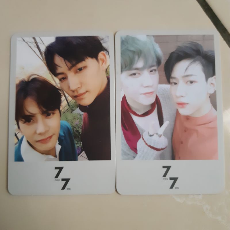 photocard GOT7 7for7 unit