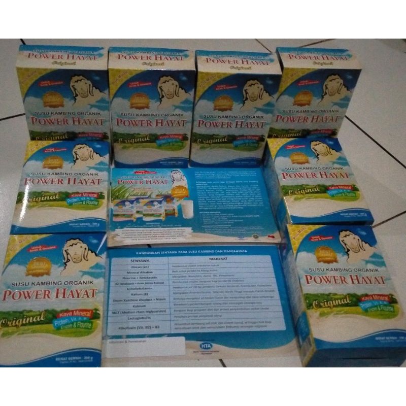 

SUSU KAMBING ORGANIK POWER HAYAT