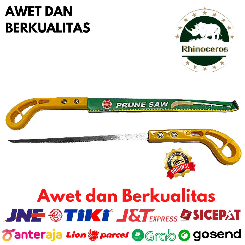 Gergaji Kayu Mini Bonsai Handle Plastik Kuning Gergaji Kecil Lancip