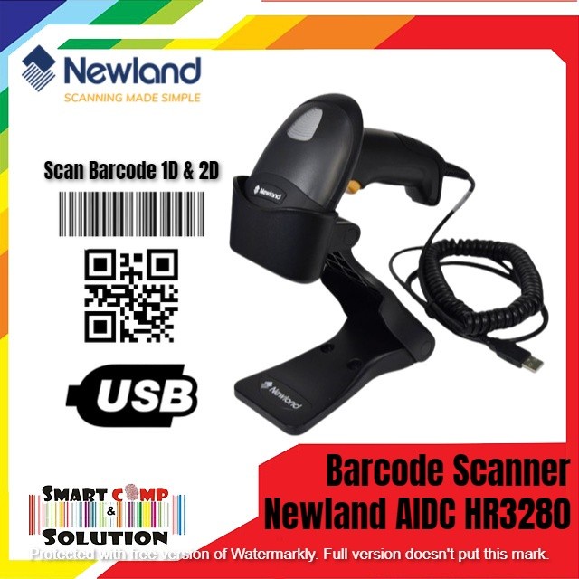 Barcode Scanner Newland AIDC HR3280 Handheld USB 2D HR-3280 / HR32