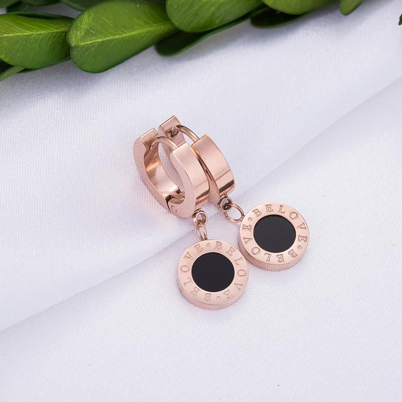 Anting jepit Titanium Bvl Anti Luntur Wanita Korea