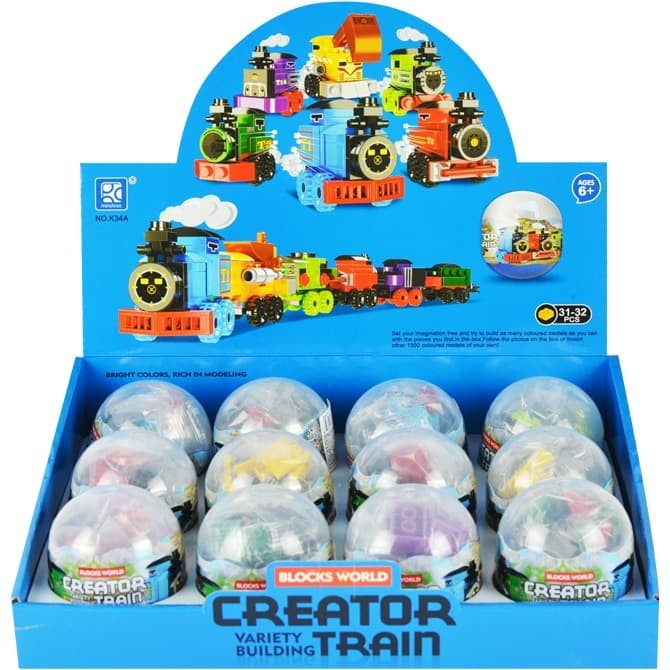 Creator Series DIY Block Toy Train (12 pcs)