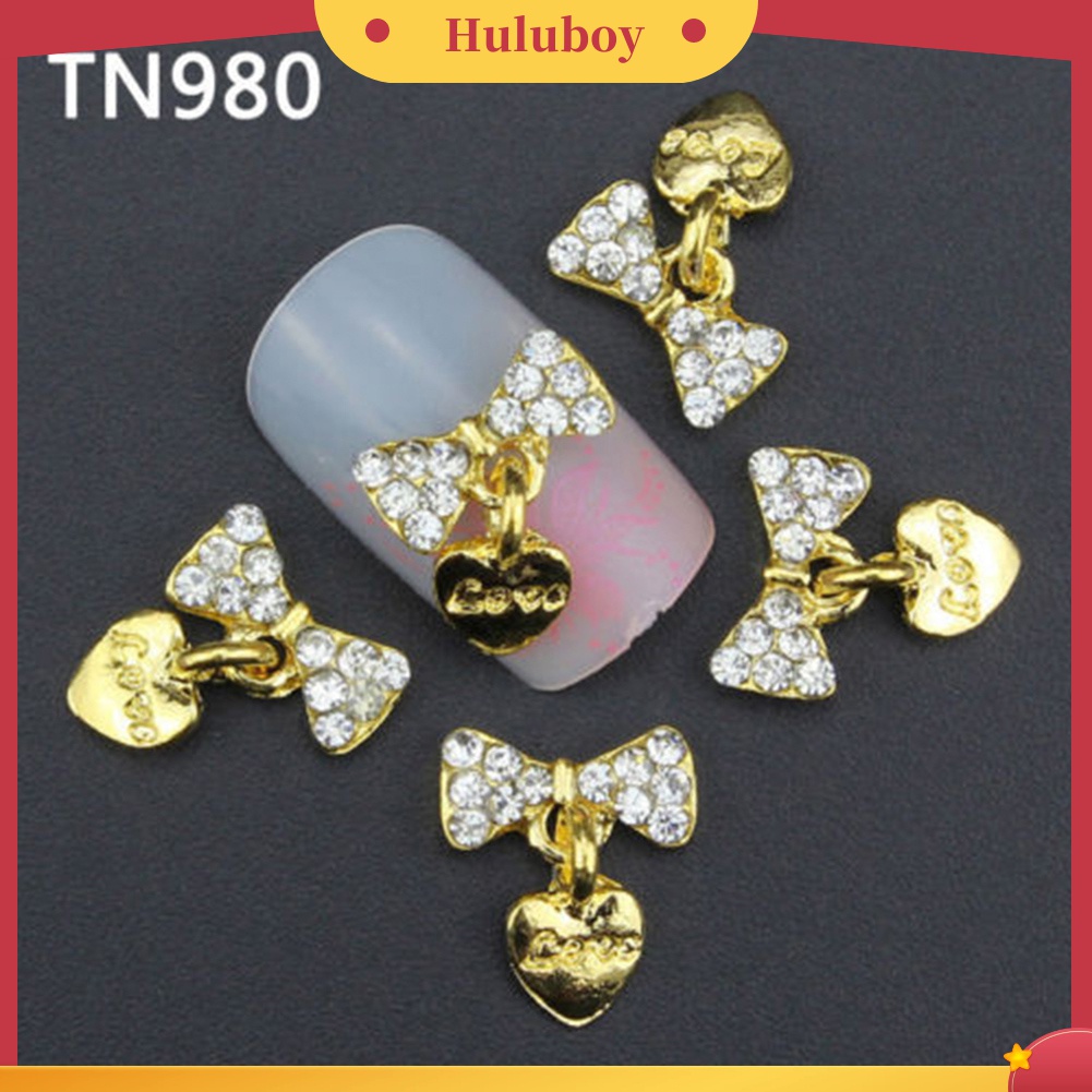 Huluboy Huluboy♡ 10pcs Berlian Imitasi Glitter 3D Untuk Dekorasi Nail Art DIY