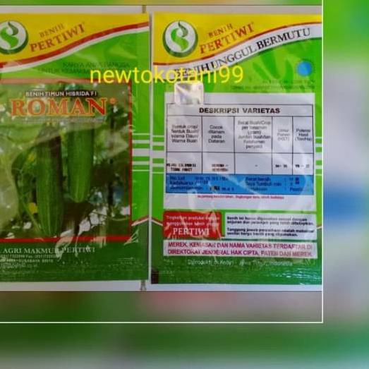 ☊ Benih bibit timun hibrida ROMAN F1 10 gram produksi pertiwi ✬