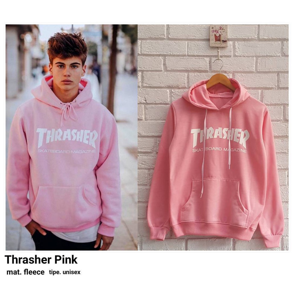 Trasher Hoodie Pink