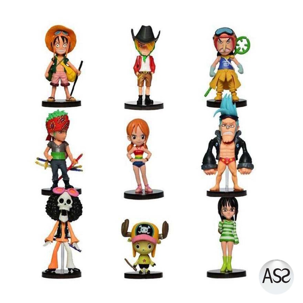 ASS Shop - Action Figure One Piece 9 PCS