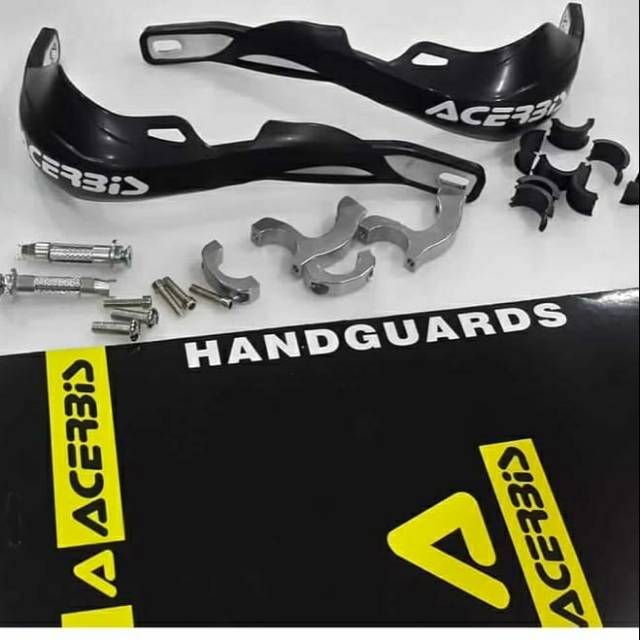 Handguard Hand Guard Acerbis Replika Hitam