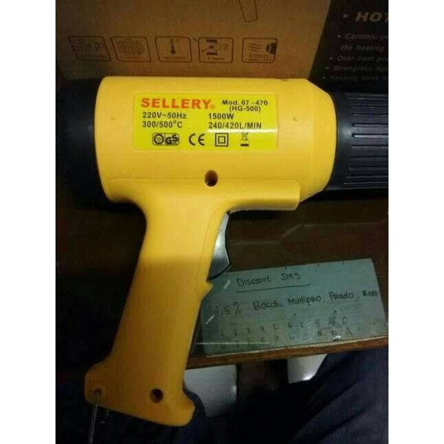 BISA COD HOT GUN SELLERY   HEAT GUN   PISTOL PEMANAS LISTRIK SELLERY