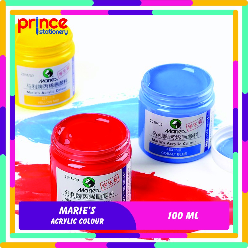 

MARIES ACRYLIC COLOUR 100 ML / CAT AKRILICK MARIES 100 ML