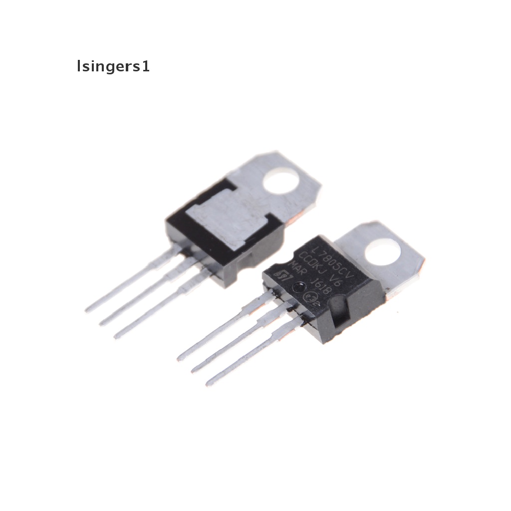 (lsingers1) 10pcs IC L7805CV L7805 TO-220 5V Regulator Voltase