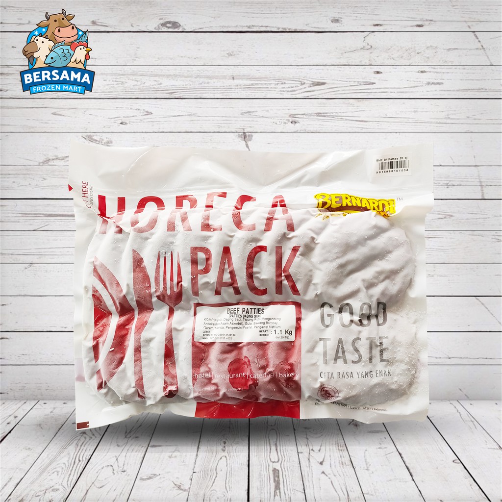 

BHP BEEF PATTIES 1.1KG (DAGING SAPI)