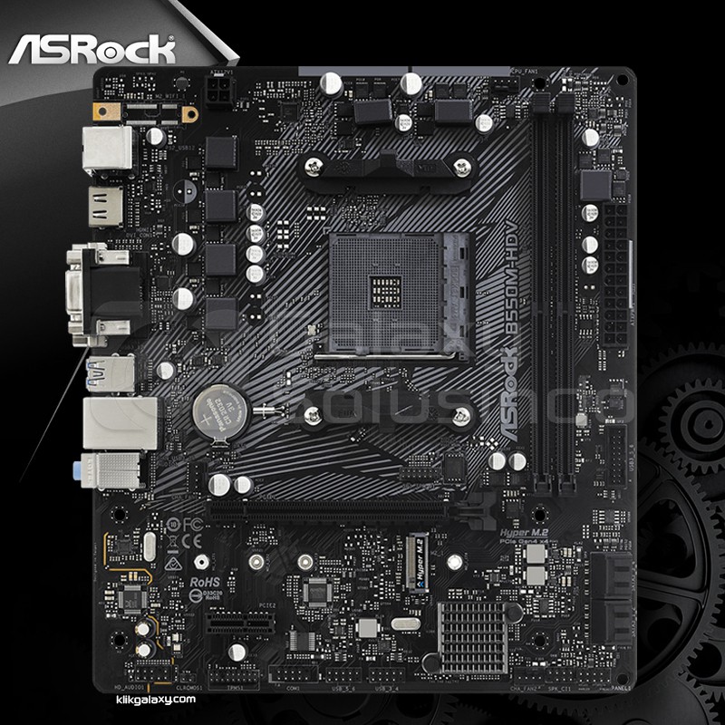 ASRock B550M-HDV (AMD AM4, B550, DDR4) - Motherboard