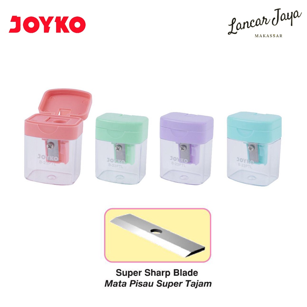 

[ 1 PCS ] Rautan Serutan Sharpener Joyko B-23PTL Pastel Colours Warna