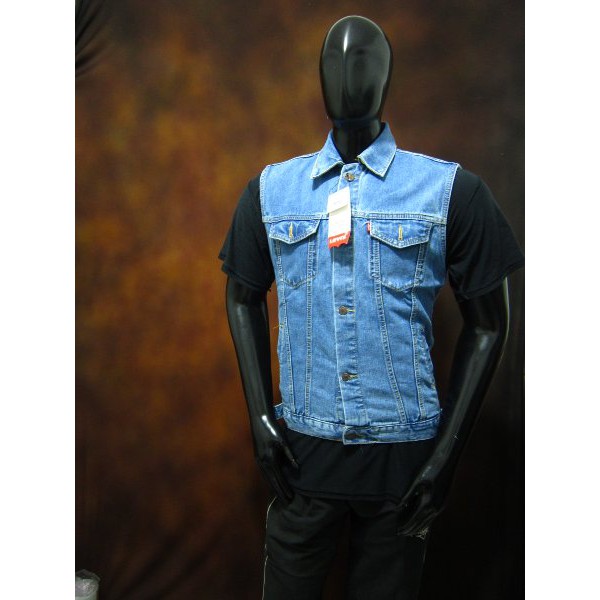 Jaket Jeans Rompi / Levis Pria / Jeans Rompi