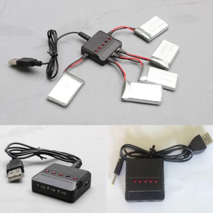 USB charger battery baterai lipo drone quadcopter 5 cell output
