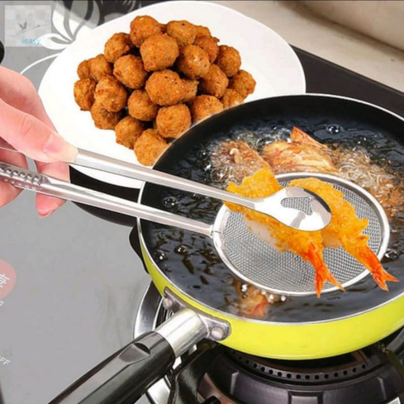 PENJEPIT MAKANAN JARING JARING BAHAN STAINLESS HARGA PER PCS