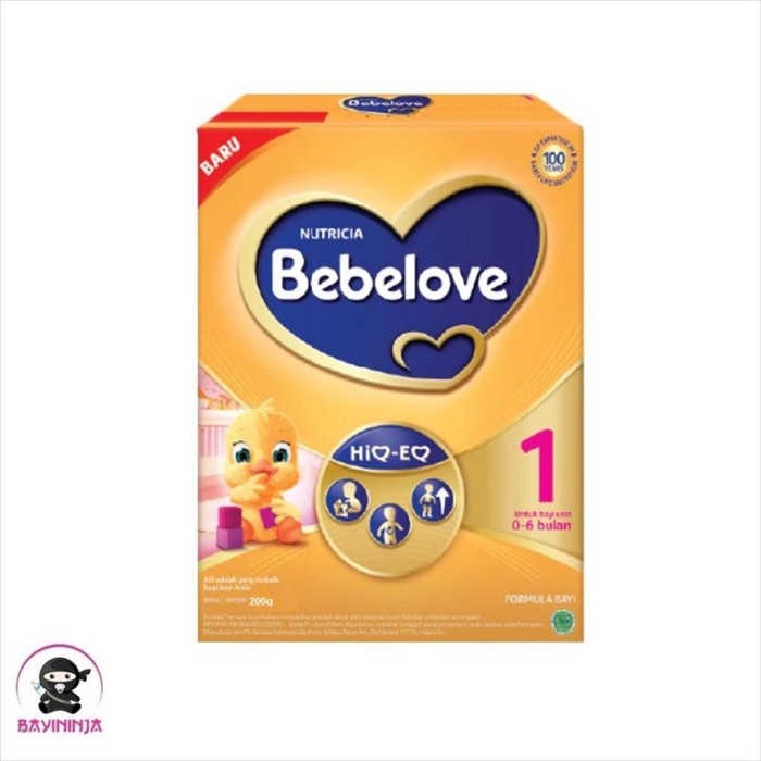 

BEBELOVE 1 Susu Formula Bayi 0 to 6 Bulan 200g 200 g T-Ninjabayi 01