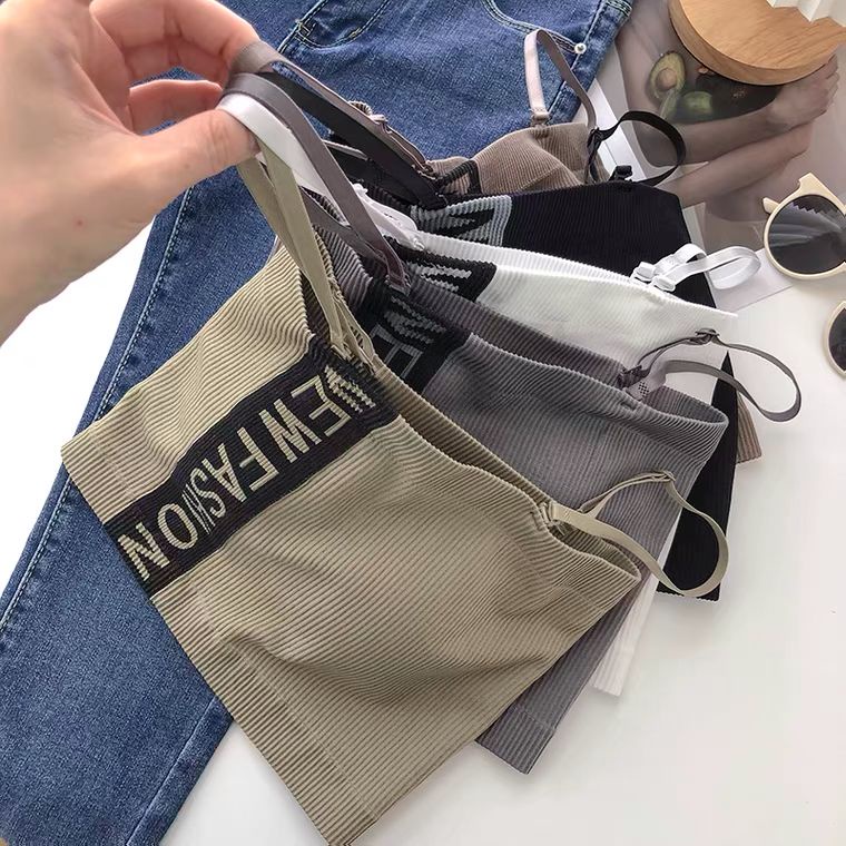 Blackpink Tanktop Wanita Pakaian Dalam Atasan Tanpa Lengan Kasual 1192