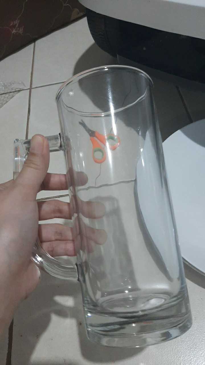 Bremen Glass Beer | Gelas Bir Gagang | Gelas Mug Kaca Besar