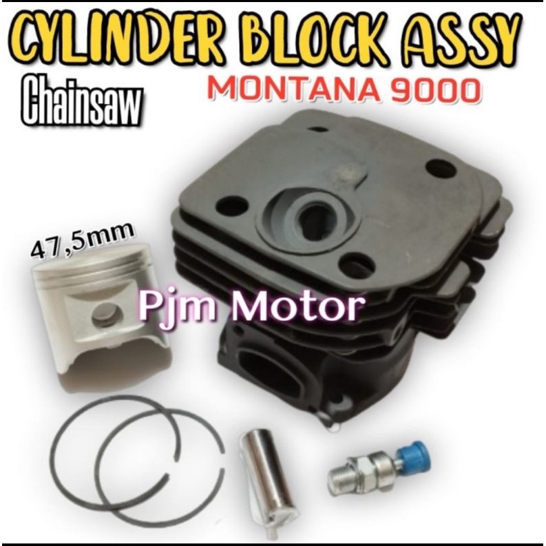 Block cylinder 9000 sinso blok chainsaw 9000 montana