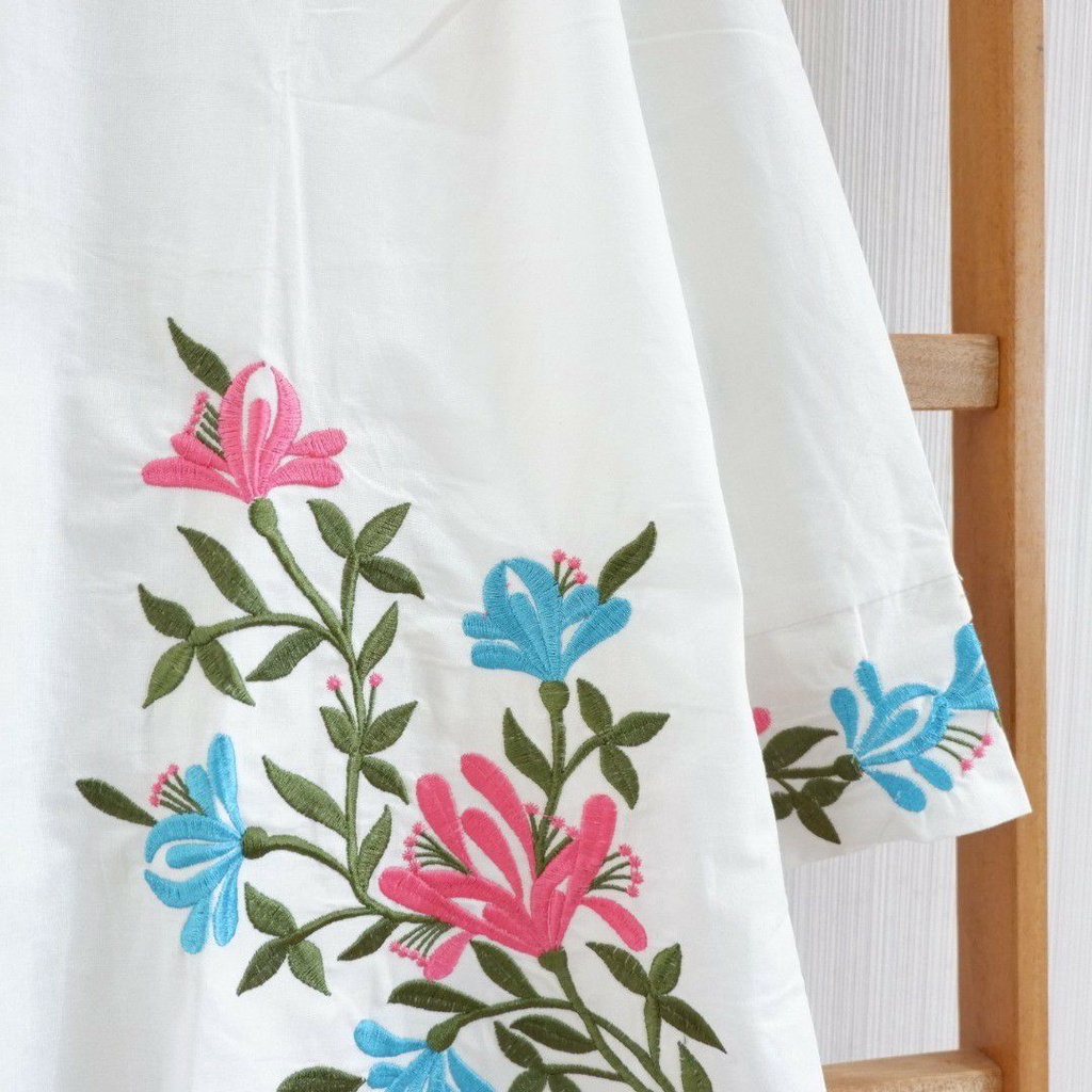Blouse Tunik Bordir Katun premium